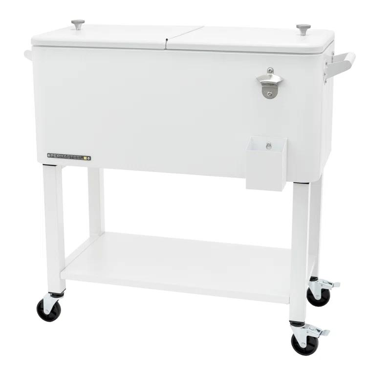 Permasteel 80-Qt Outdoor Patio Cooler with Removable Basin