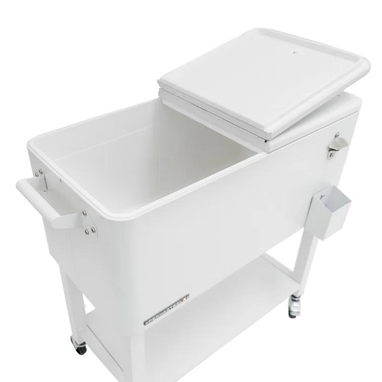 Permasteel 80-Qt Outdoor Patio Cooler with Removable Basin
