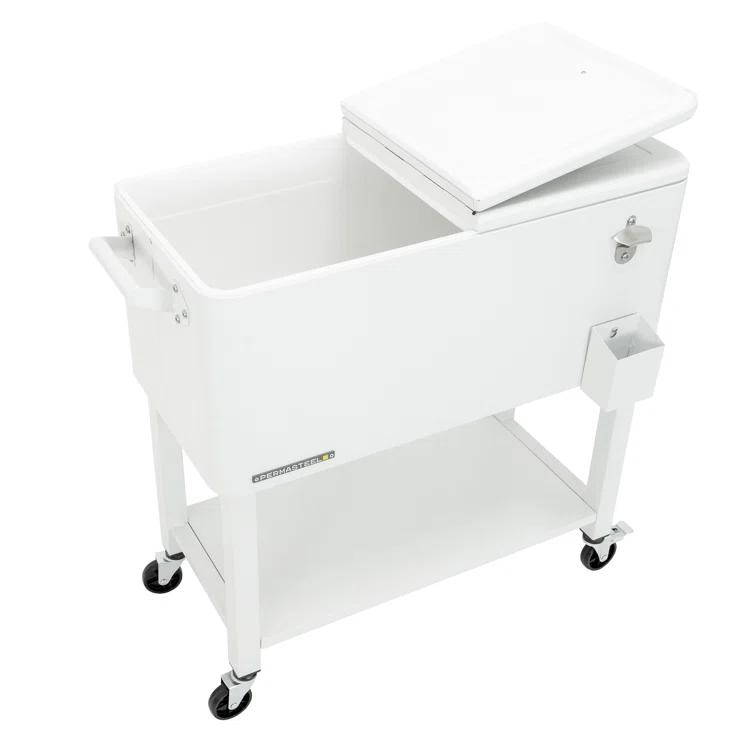 Permasteel 80-Qt Outdoor Patio Cooler with Removable Basin