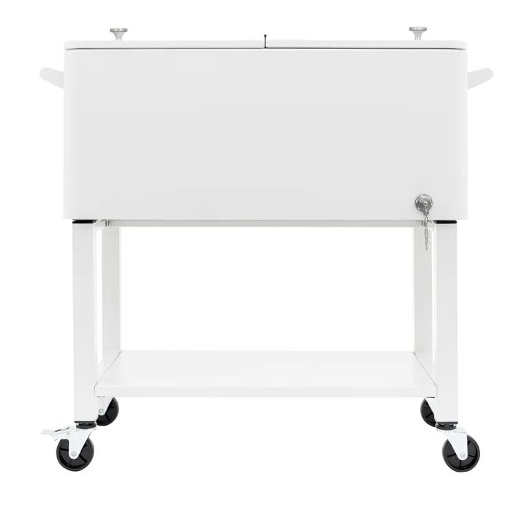 Permasteel 80-Qt Outdoor Patio Cooler with Removable Basin