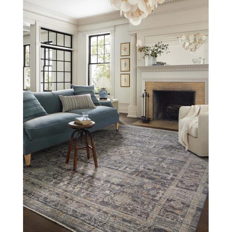 Jean Stoffer x Loloi Katherine Midnight / Tobacco Area Rug