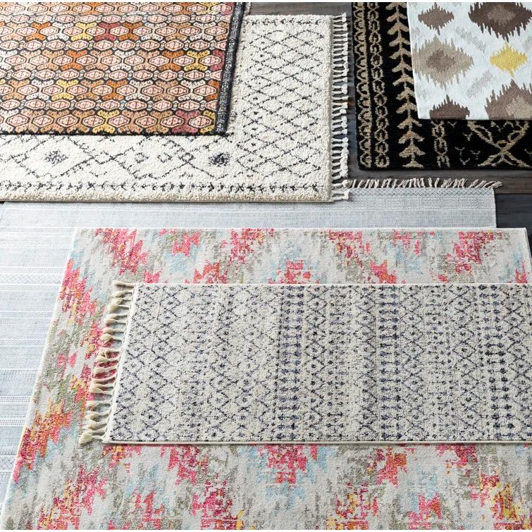 Mossy Charcoal/Beige Rug
