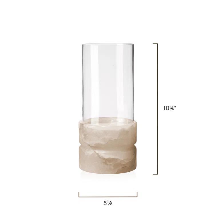 Jamie Young Company Charlotte 11.75'' H Alabaster Hurricane