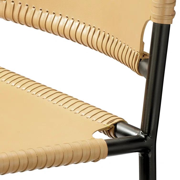 Asher Leather Upholstered Side Chair