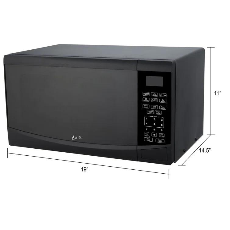 Avanti Products Avanti Countertop Microwave Oven, 0.9 cu. ft. MT09V1B