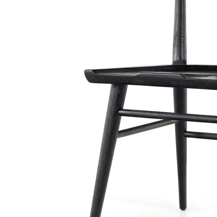Gregory Dining Chair, Black Oak