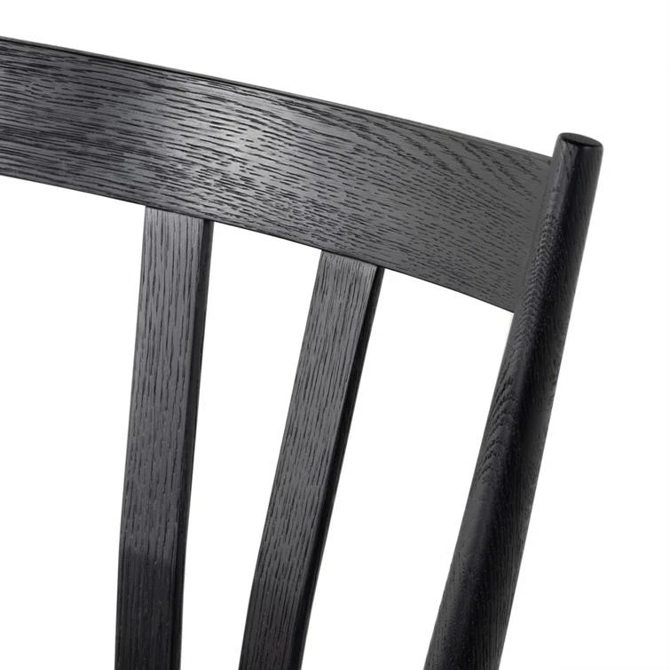 Gregory Dining Chair, Black Oak