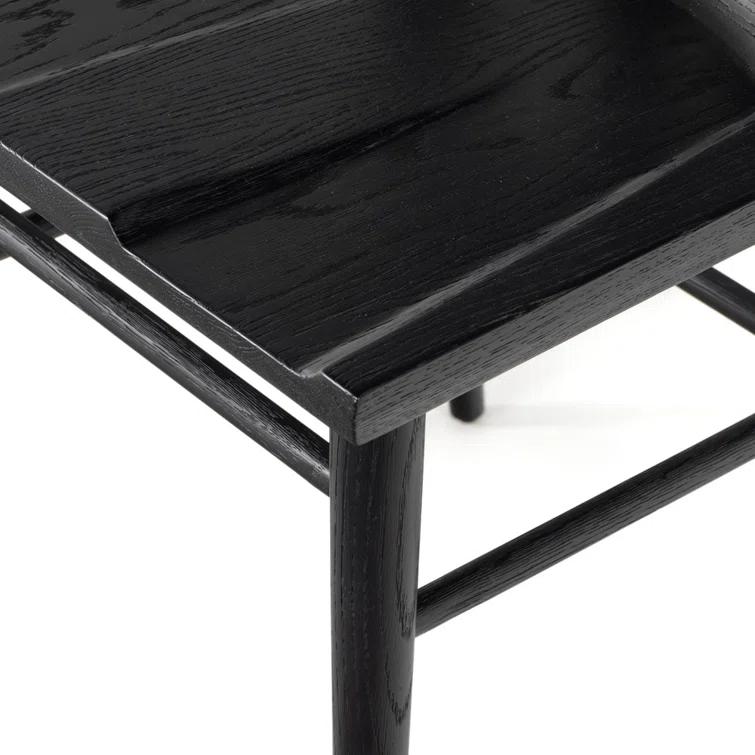 Gregory Dining Chair, Black Oak