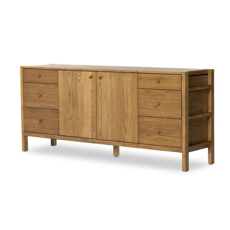 Haiden Tawny Oak 72'' Elegant Dining Room Sideboard