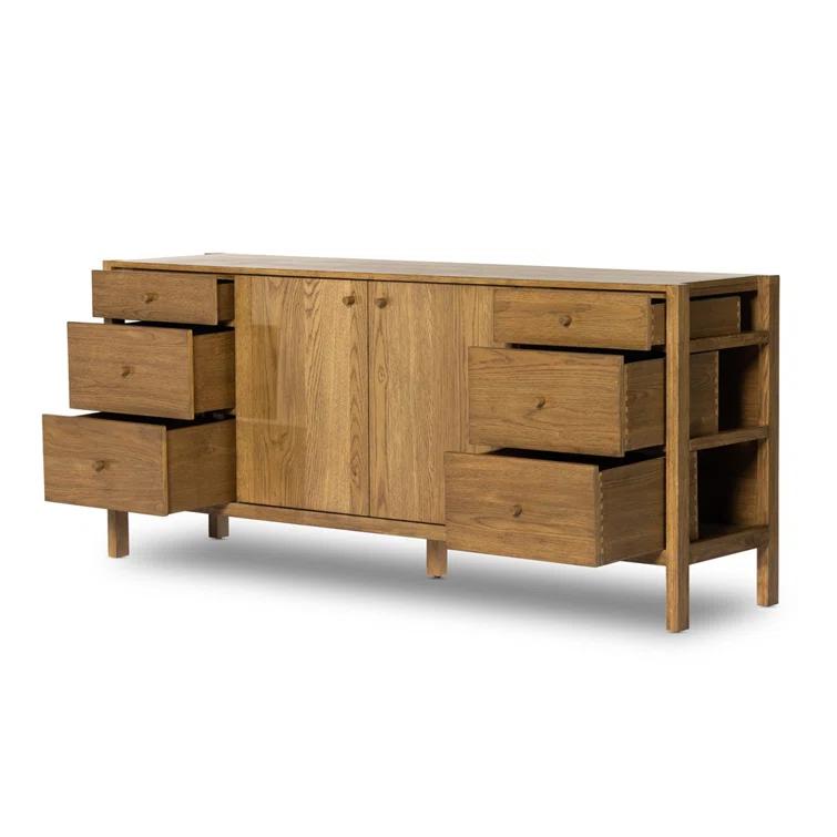 Haiden Tawny Oak 72'' Elegant Dining Room Sideboard