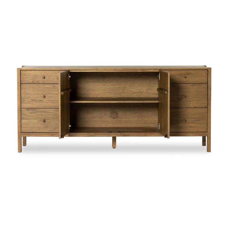 Haiden Tawny Oak 72'' Elegant Dining Room Sideboard