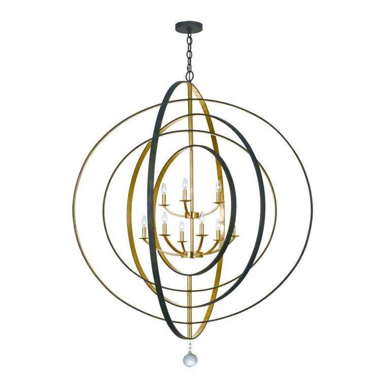Salas 9 - Light Dimmable Globe Chandelier