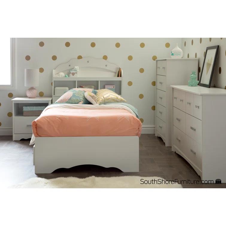 South Shore Tiara Twin Bookcase Headboard