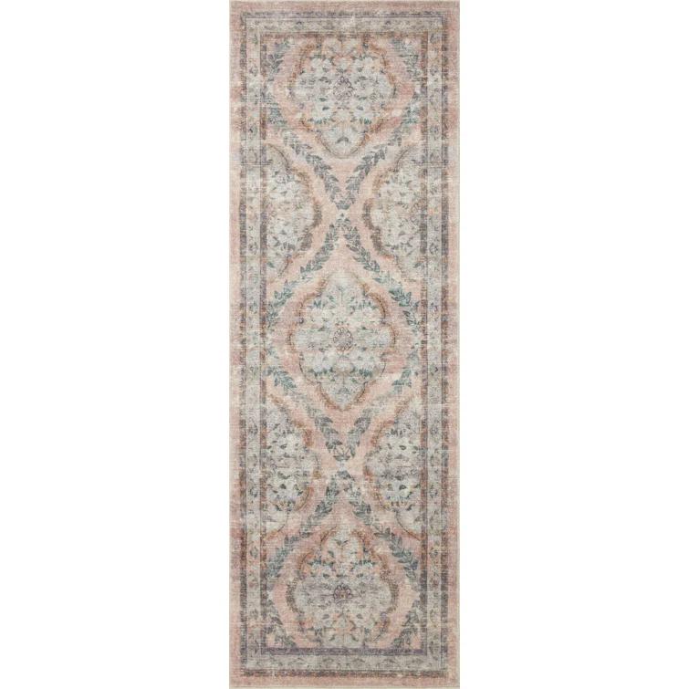 Rifle Paper Co. x Loloi Courtyard Blush Area Rug feat. CloudPile