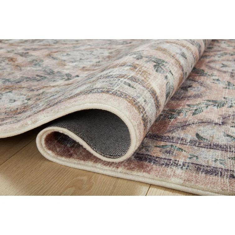 Rifle Paper Co. x Loloi Courtyard Blush Area Rug feat. CloudPile