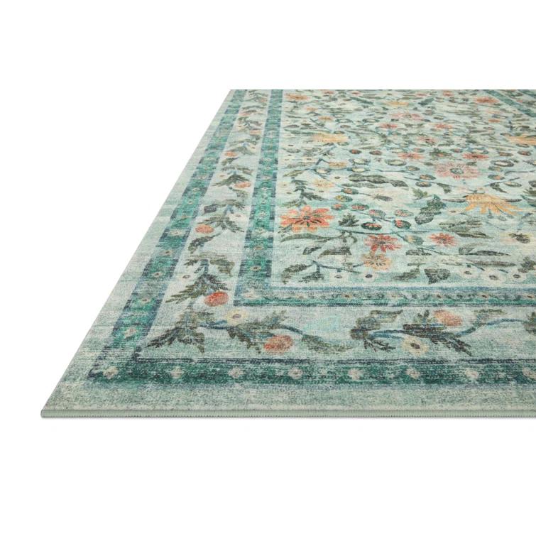 Rifle Paper Co. x Loloi Courtyard Sage Area Rug feat. CloudPile