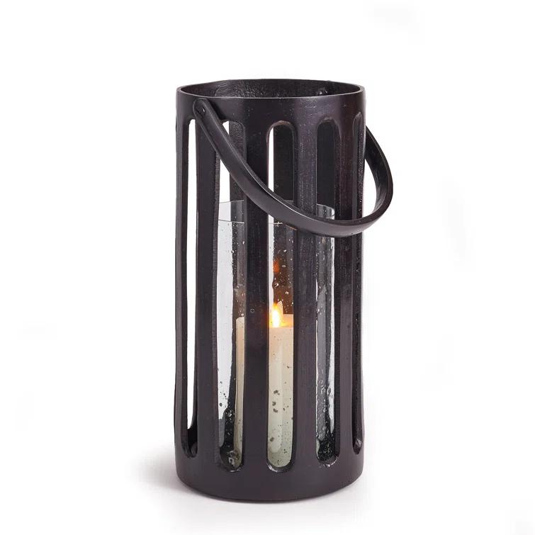 Plum & Post Huxley Hurricane Candle Holder Short