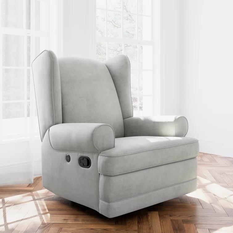 Serenity Swivel Reclining Glider with USB