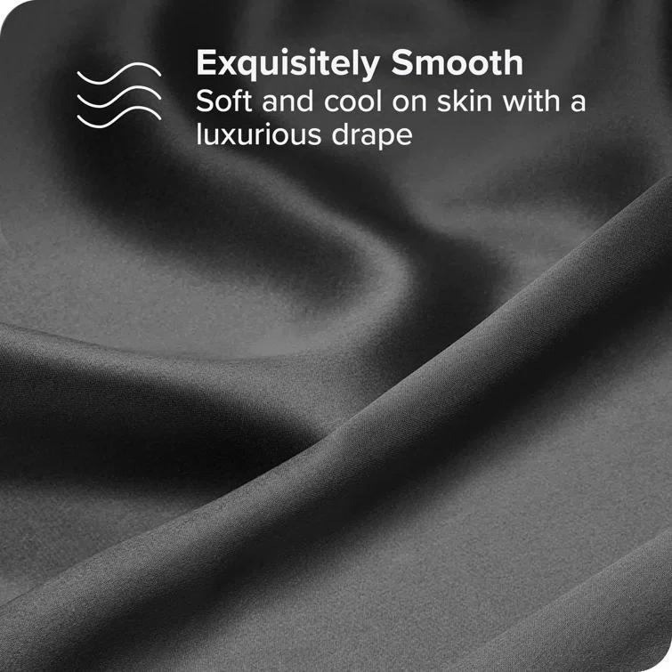 Bare Home 100% Mulberry Silk Pillowcase Envelope Closure