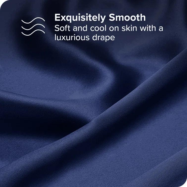 Bare Home 100% Mulberry Silk Pillowcase Zipper Closure