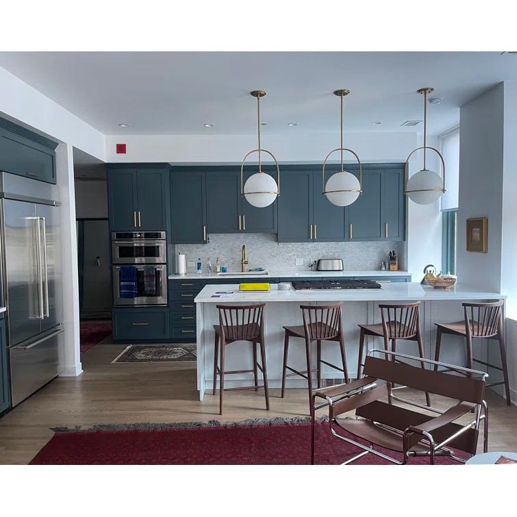Arie Single Light Glass Dimmable Pendant