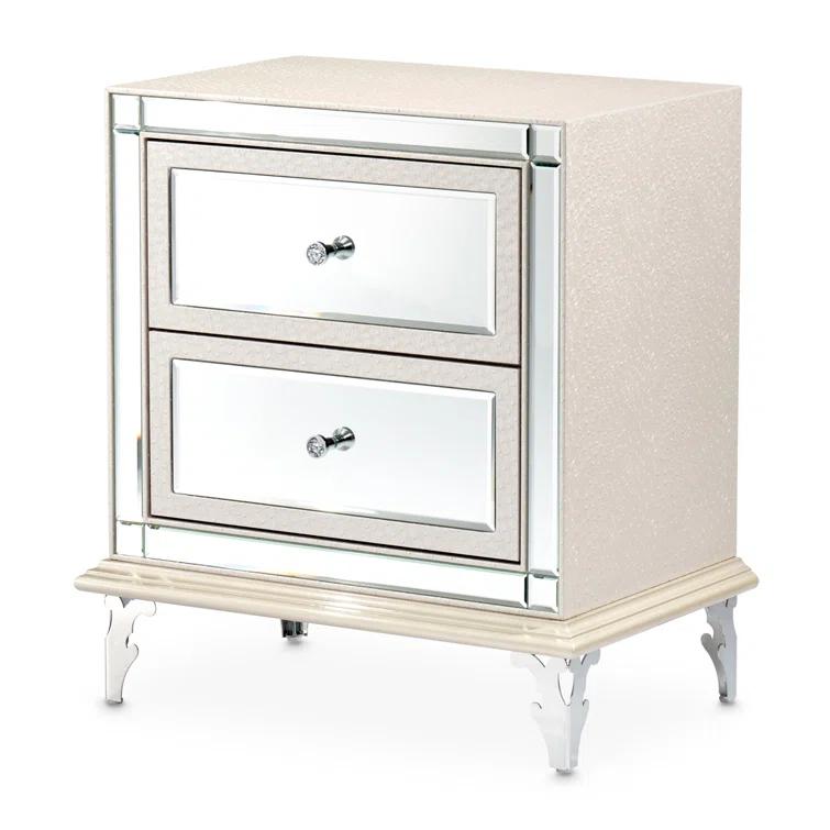 Hollywood Loft Upholstered Nightstand