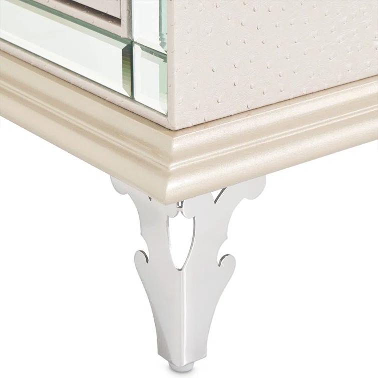 Hollywood Loft Upholstered Nightstand