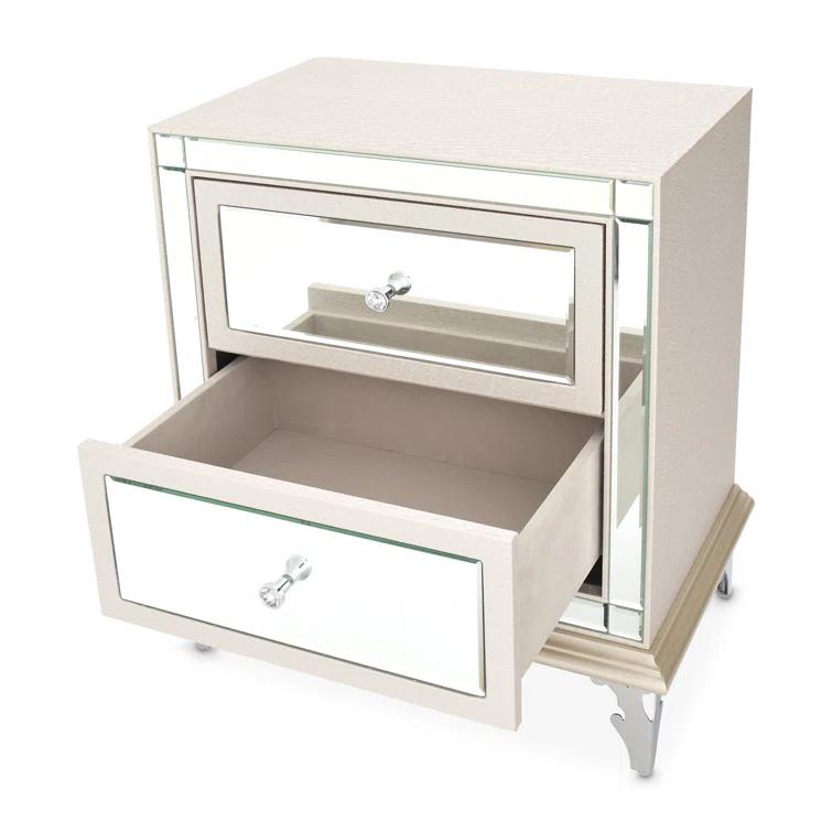 Hollywood Loft Upholstered Nightstand