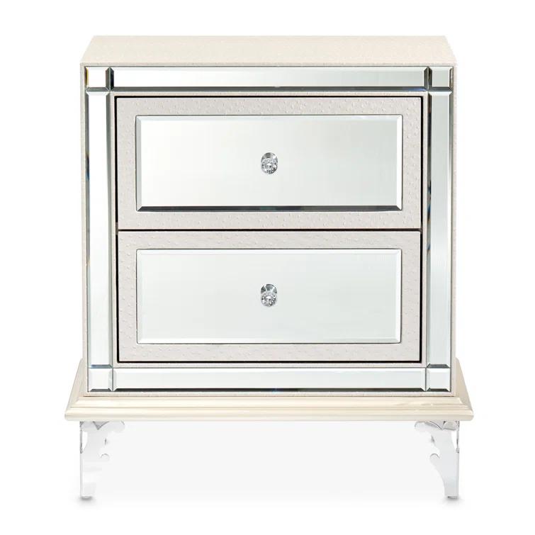 Hollywood Loft Upholstered Nightstand