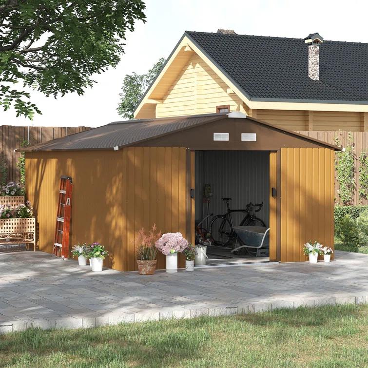 Outsunny Metal Storage Shed