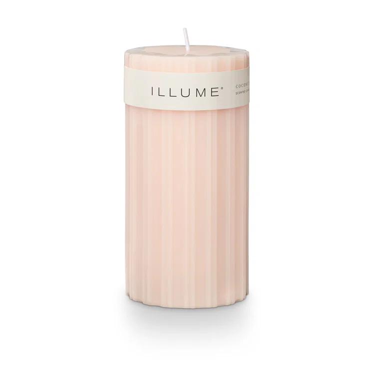 Selin Coconut Milk Mango Pillar Candle