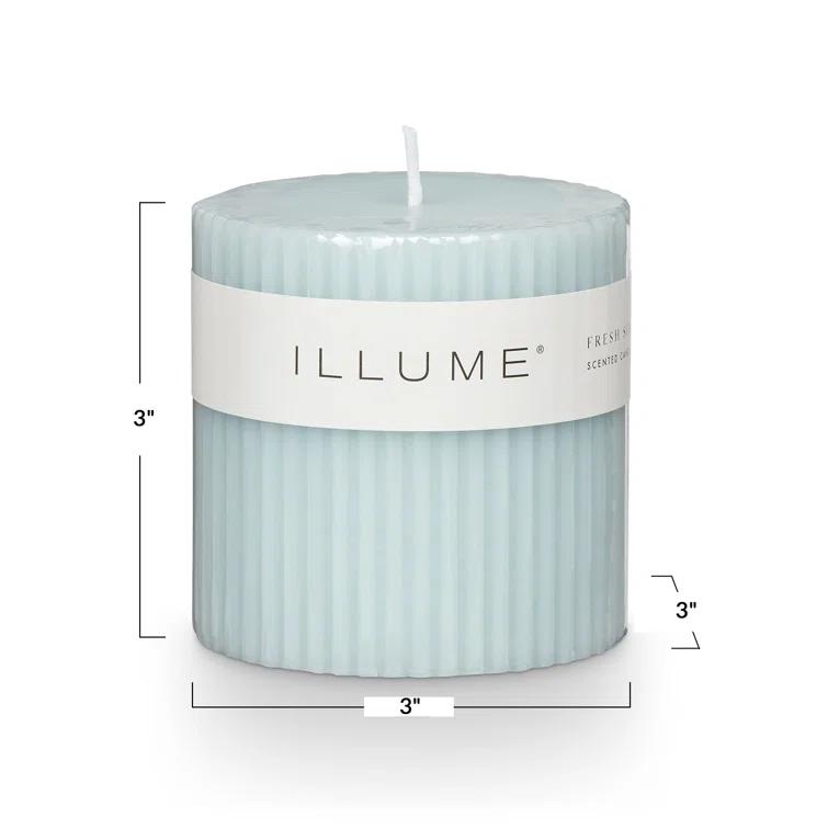 ILLUME Beautifully Done Medium Fragranced Pillar Candle, Blackberry Absinthe