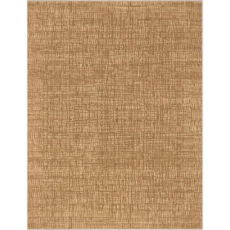 Nuzzo Nightscape Modern Geometric Flat-Weave Yellow Area Rug