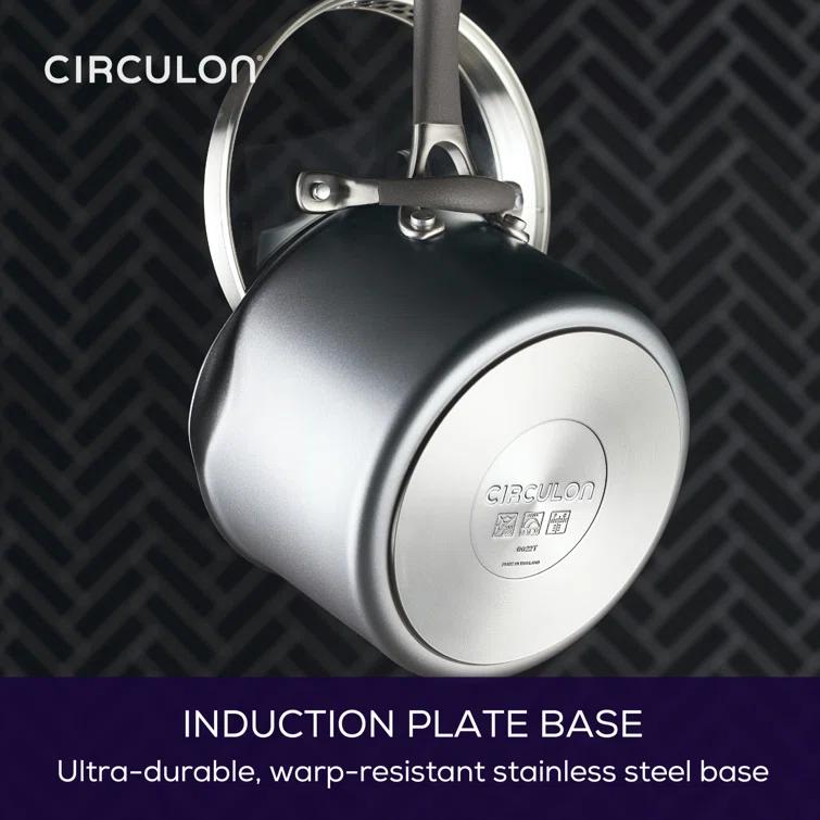 Circulon ScratchDefense with ScratchDefense Nonstick Induction Straining Sauce Pan with Lid & Reviews | Wayfair