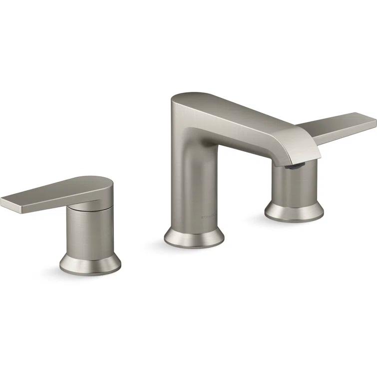 Kohler ® Hint ® Widespread Brushed Nickel Bathroom Sink Faucet