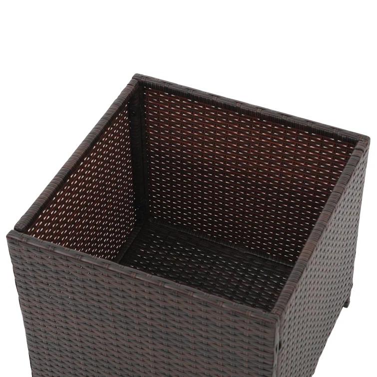 Caimin Square Wicker/Rattan Outdoor Side Table