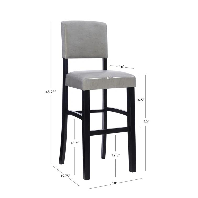 Monaco Upholstered Counter/Bar Stool