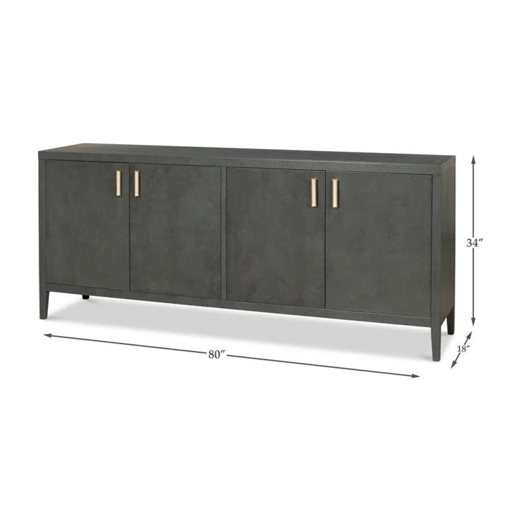 Sarreid Ltd Blanco 80'' Sideboard