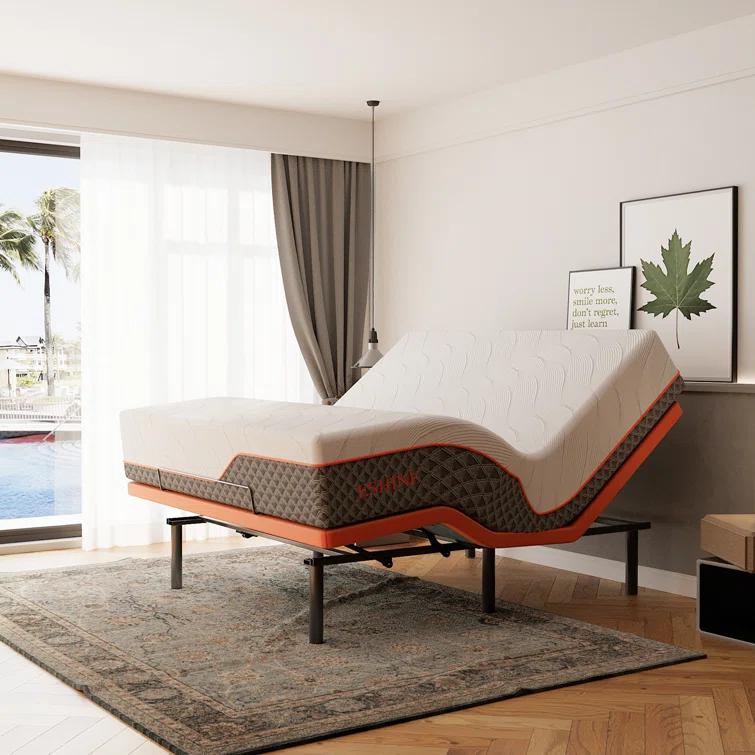 Zero Gravity Adjustable Bed with 14" Hybrid Mattress E3000 Series