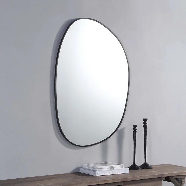 Renwil Bozeman 30 x 42 Irregular,Rectangular,Oval Framed Mirror