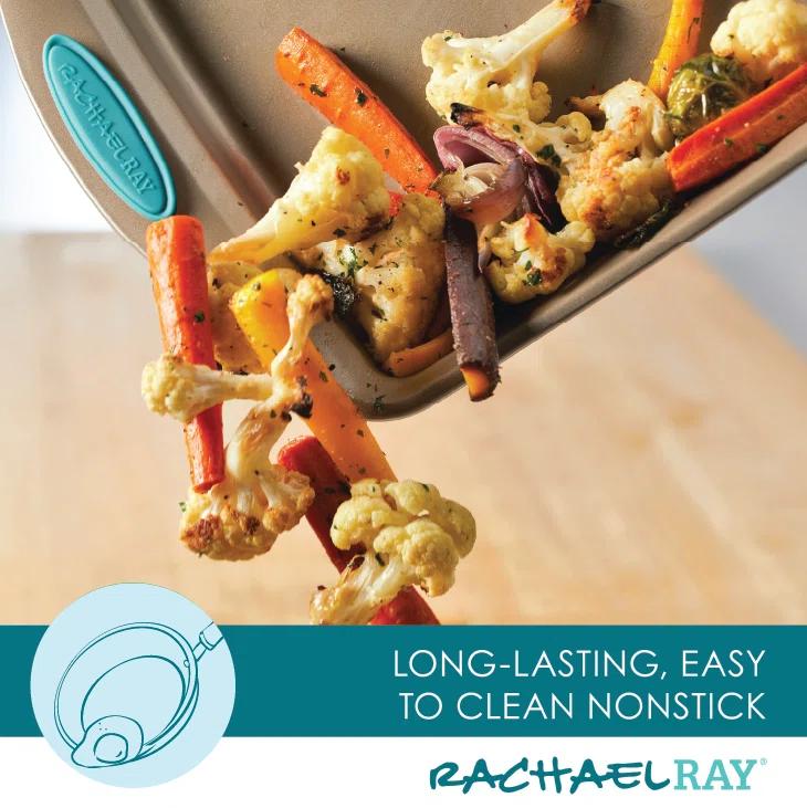 Rachael Ray Cucina Nonstick Baking Pans / Bakeware Set, 4 Piece