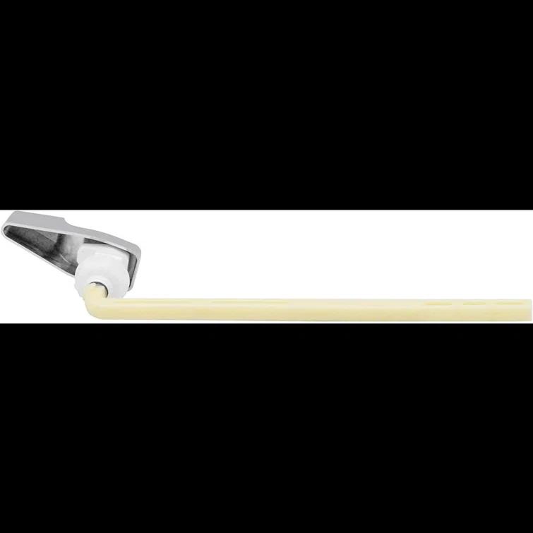 Avalon Toilet Handle Tank Lever With Adjustable Plastic Arm Replacement Kit , Single Flush Action, Adjustable Toilet Lever, Front Mount Handle, Polished Chrome, 9 Inch, For Mansfield Lever