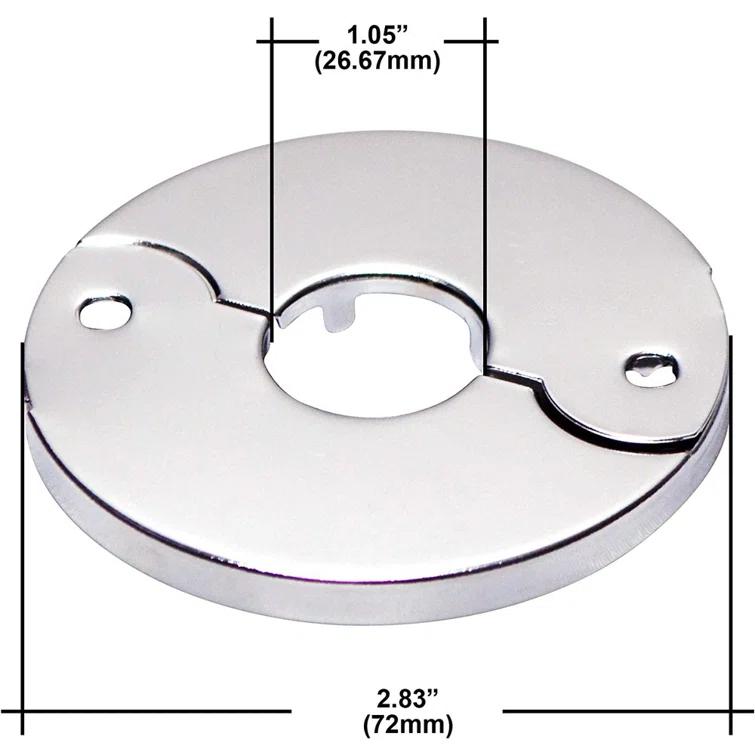 Floor and Ceiling Plate Cover Split Flange Replacement and Repair Kit