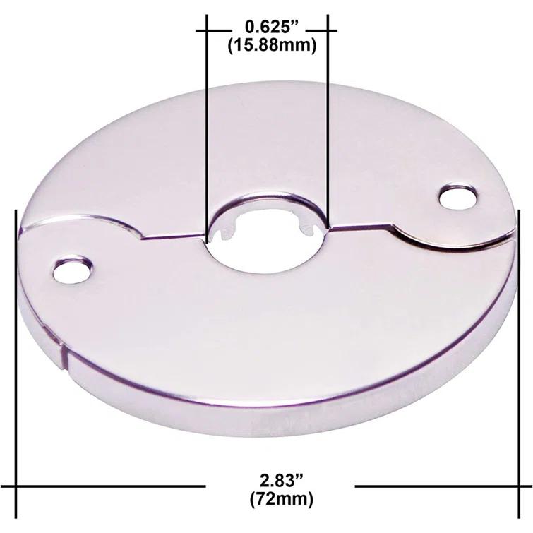 Floor And Ceiling Plate Cover Split Flange