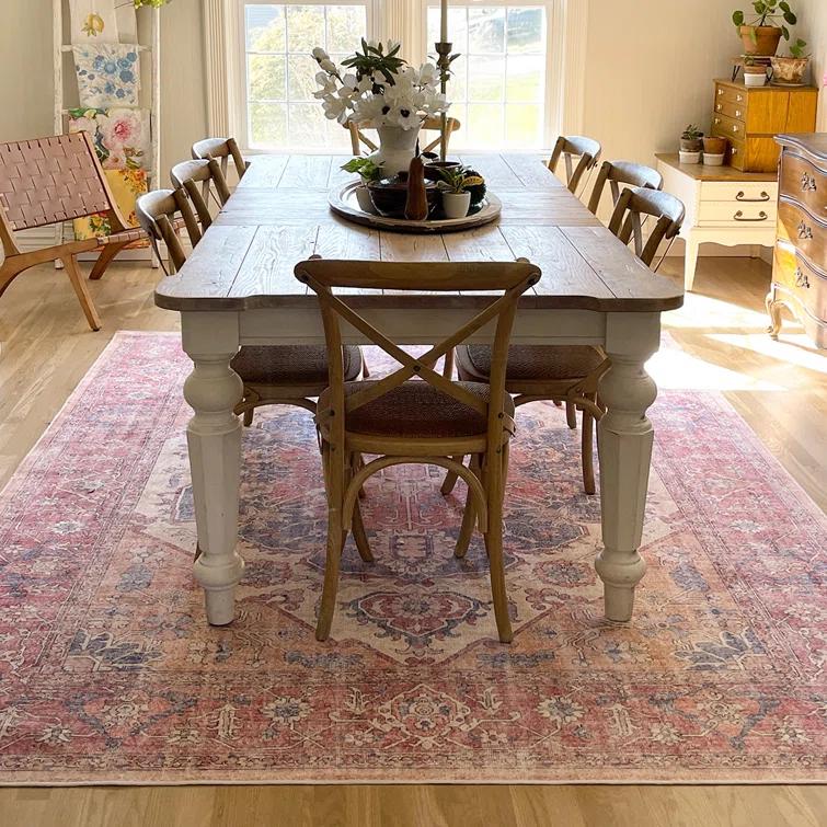 Kehr Antigua Vintage Persian Oriental Red Flat-Weave Rug