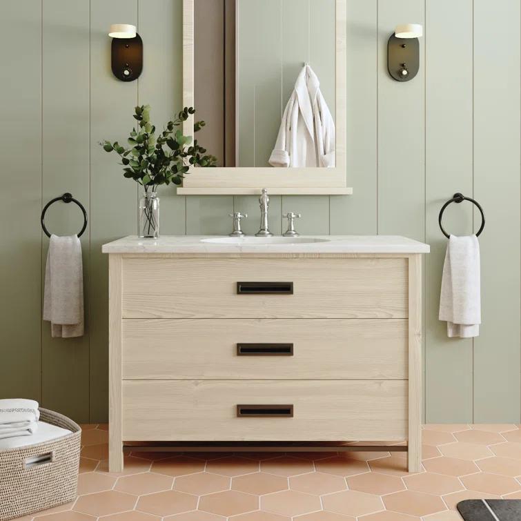 DeerValley Symmetry 19 1/2" X 16" Oval Vitreous China Undermount Bathroom Sink with Overflow