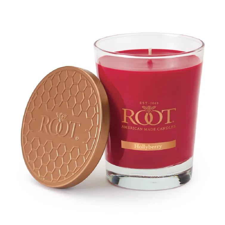 Root Candles Hollyberry Scented Jar Candle