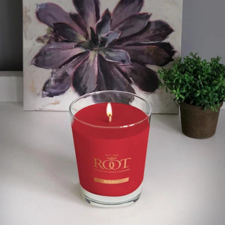 Root Candles Hollyberry Scented Jar Candle