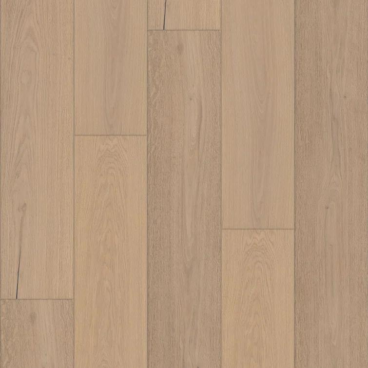 Third Avenue Oak 9.45-in W x 15 mm T x Varying Length Wire Brushed Engineered Hardwood Flooring