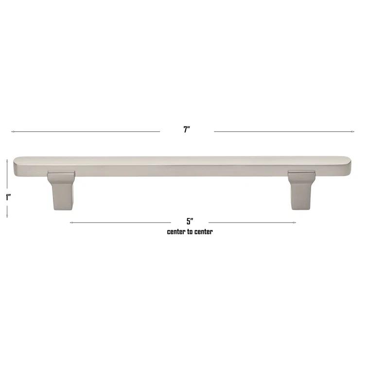 Giana Collection 5-1/16" Center to Center Solid Flat Bar Pull